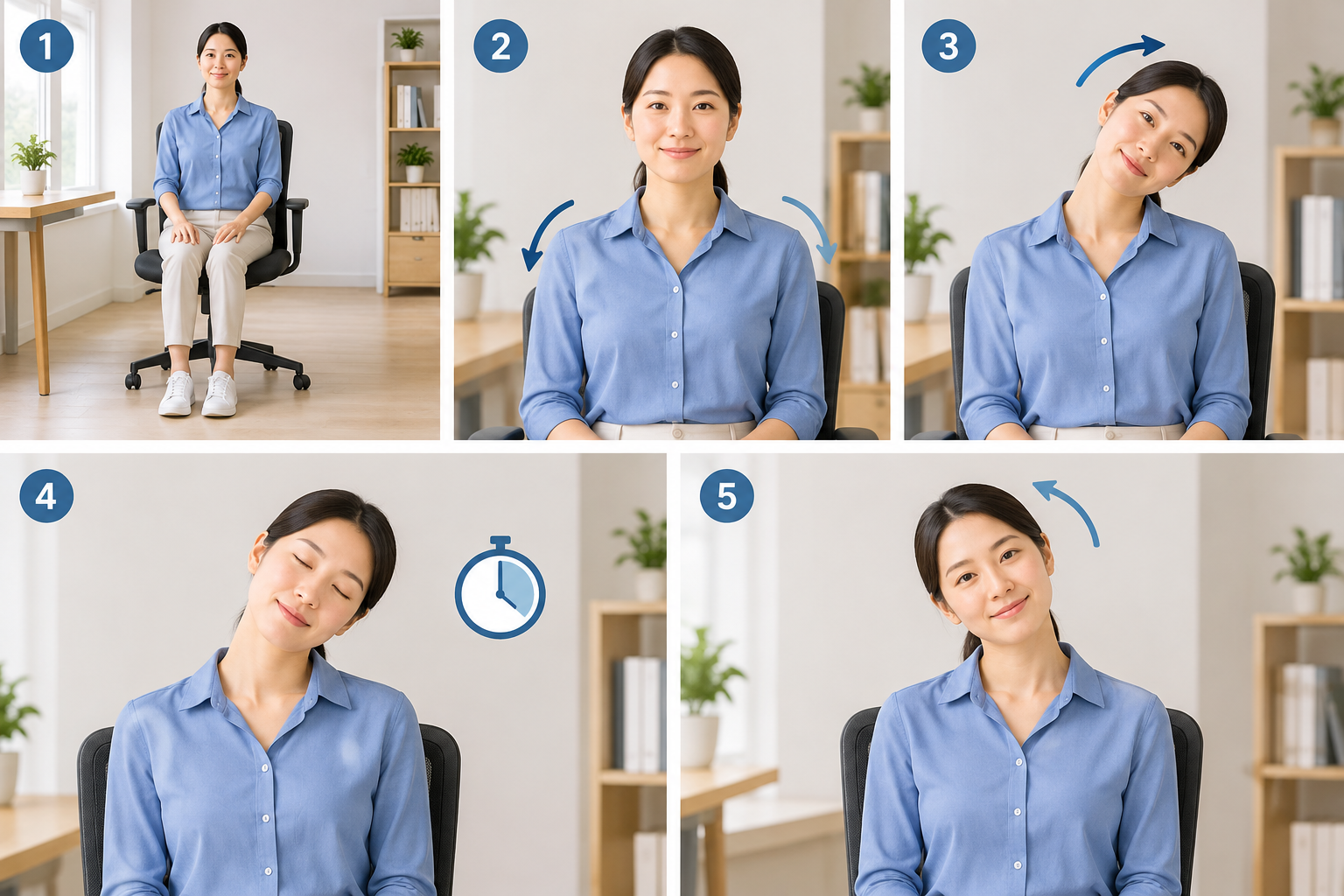 Five-Step Neck Stretch Guide